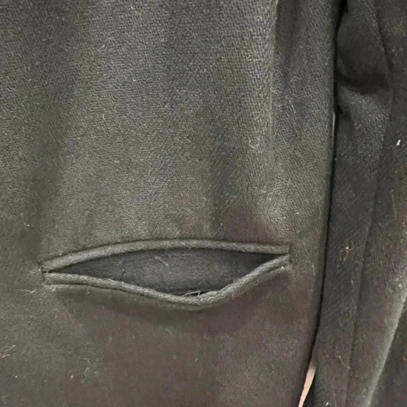 Sag Harbor Black Wool Blazer Size 10 - Picture 3 of 10